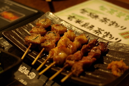 タレ漬け焼き鳥6本