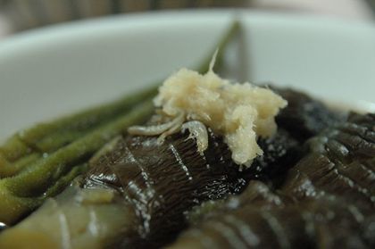 茄子としし唐の煮びたし